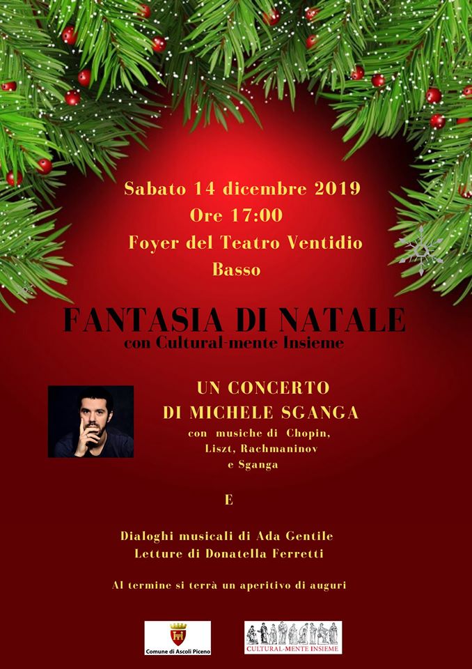 Musiche Di Natale.Concerto Fantasia Di Natale Al Foyer Del Ventidio Basso Notizie Ascoli E Provincia Picena Cityrumors News In Tempo Reale