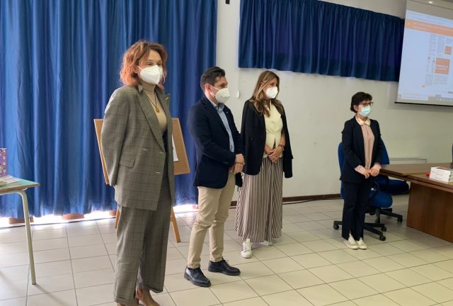 Un momento della cerimonia