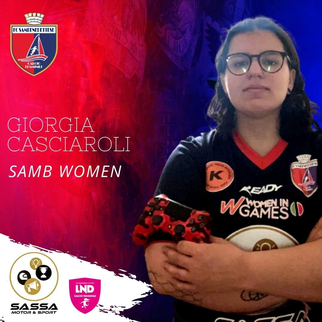 Calcio Femminile, La Sambenedettese protagonista nel Campionato Esports