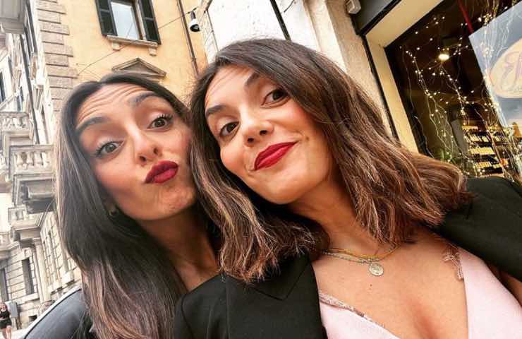 Serena e Ilary Rossi suoi social