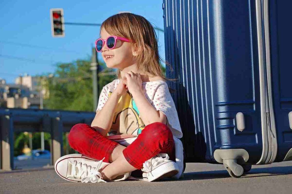 Preparare la valigia per i bambini