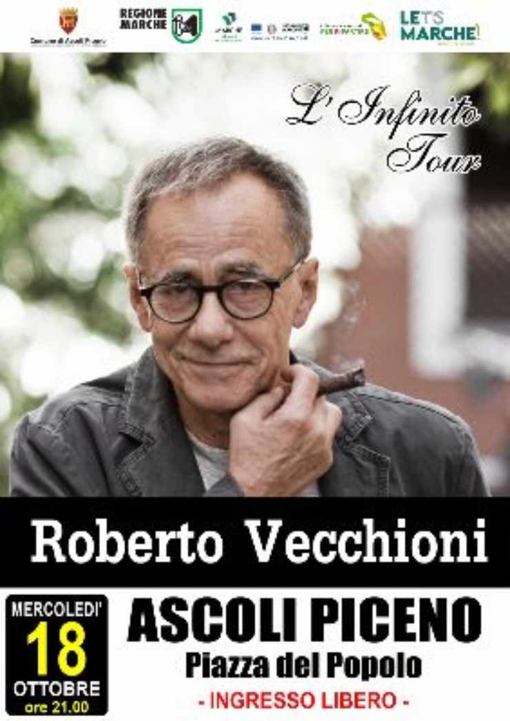 Roberto Vecchioni in concerto ad Ascoli Piceno