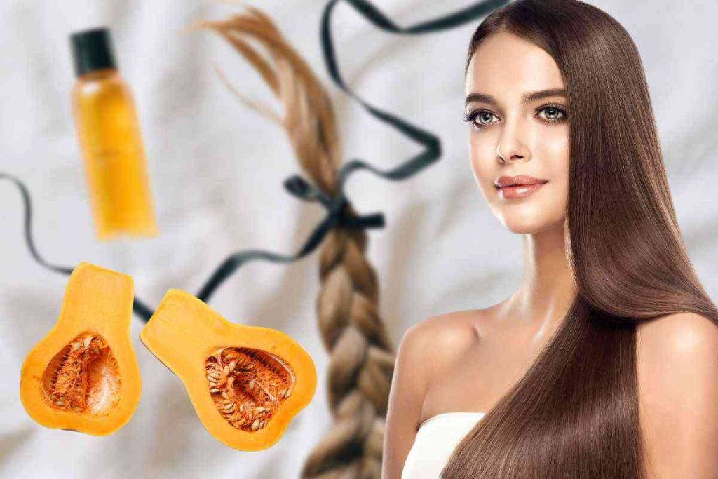 Nuovo prodotto per rendere i tuoi capelli sani e forti, l'olio di semi di zucca.