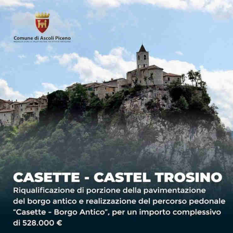 Castel Trosino riqualificazione 