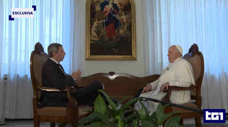 Papa Francesco intervista tg1 