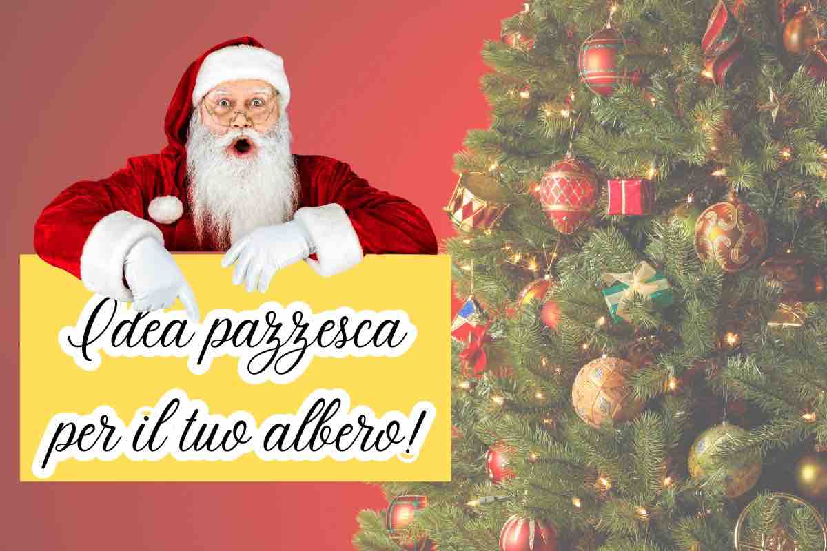 idea decoro albero di natale 