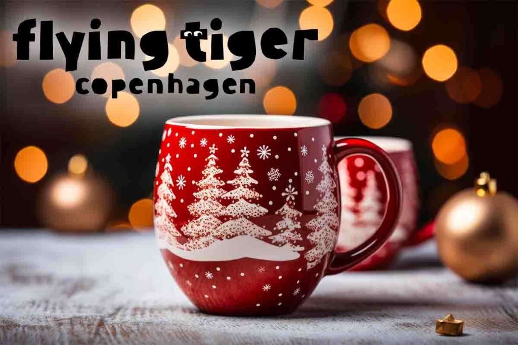 bellissima tazza a tema natalizio tiger