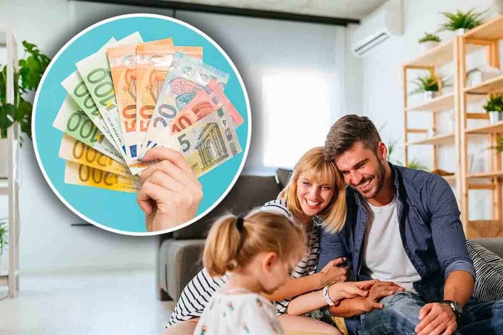 Bonus da 2.400 euro per le famiglie con figli