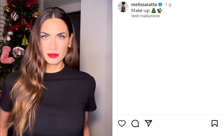 Melissa Satta make up naalizio