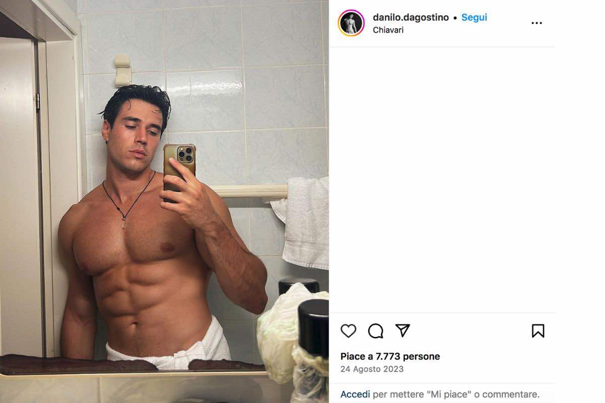 Danilo D'Agostino stupisce tutte le fan su Instagram