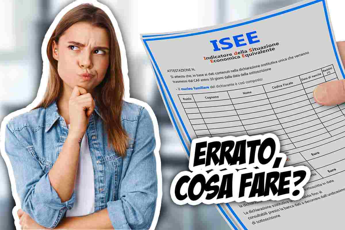 ISEE errato: ecco che cosa fare