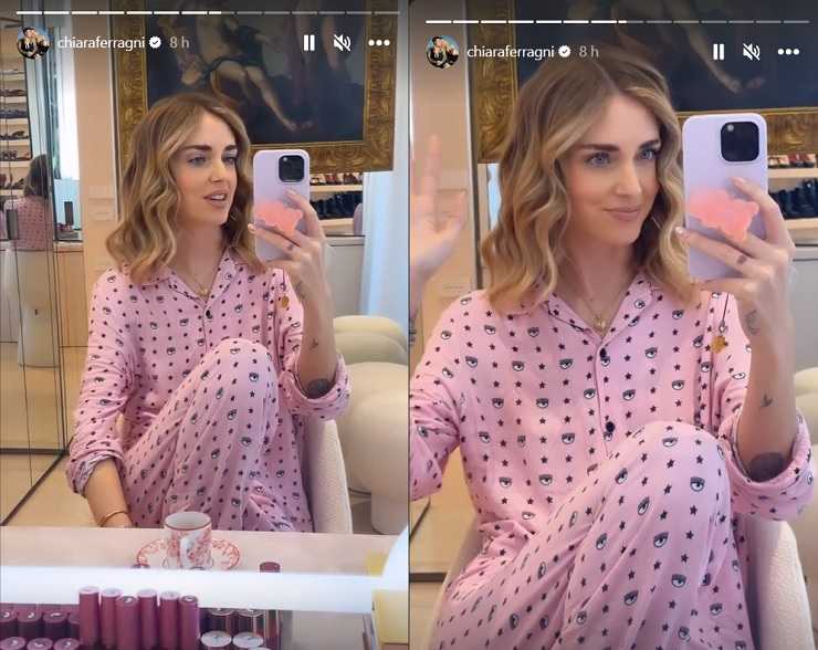 Il costo del pigiama di Chiara Ferragni