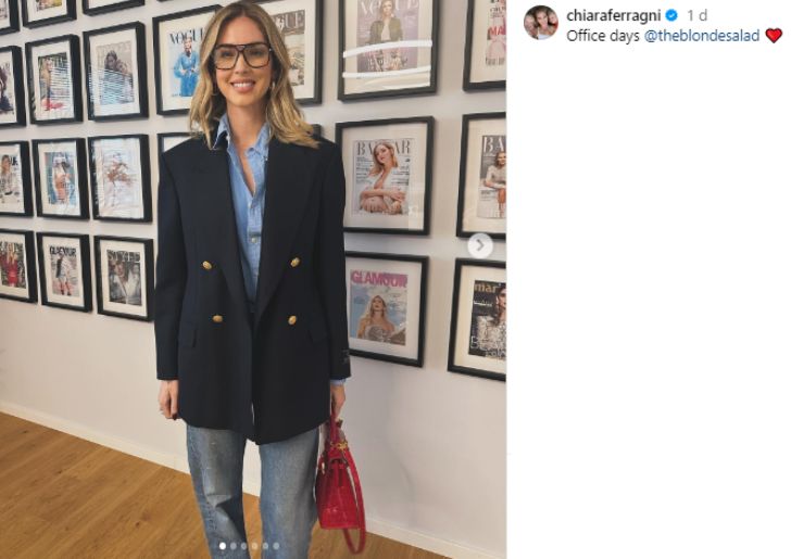 Chiara Ferragni lancia mode: il blazer esaurito