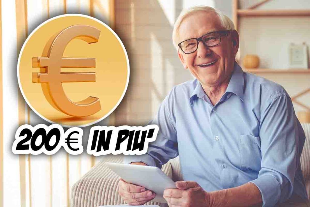 Pensione più ricca: ottieni subito 200 euro in più al mese