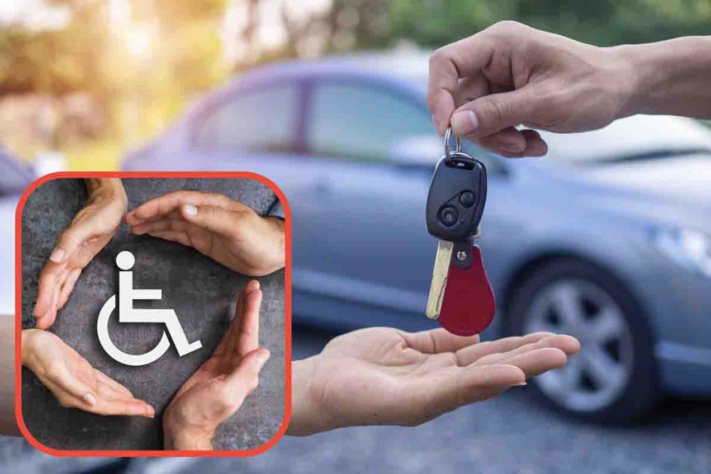 Si può guidare l'auto di una persona disabile?