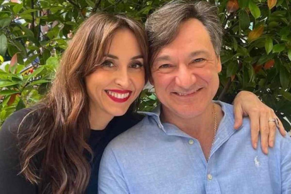 Benedetta Parodi e Fabio Caressa fanno una fuga d'amore