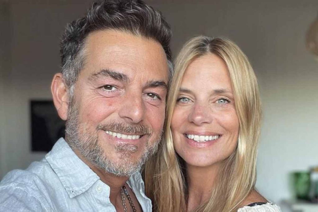 Filippa Lagerback e Daniele Bossari festeggiano il loro anniversario