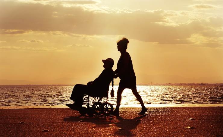 spiaggia per persone disabili