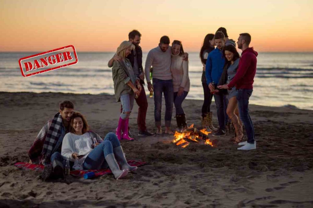 eventi in spiaggia rovinati