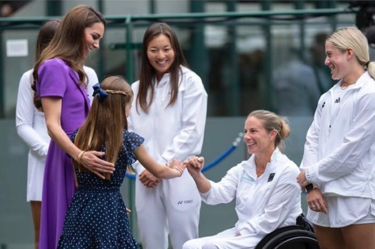 Charlotte e Kate a Wimbledon