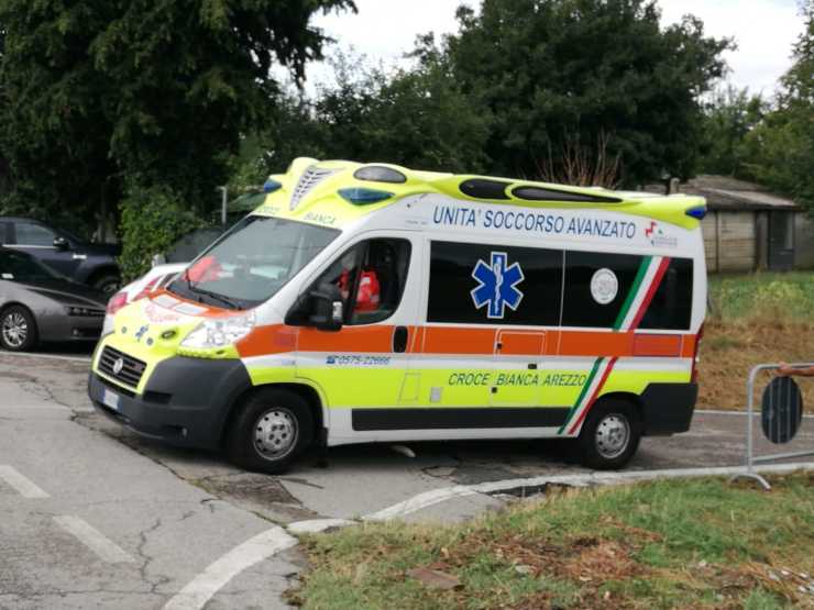 ambulanza sul treno