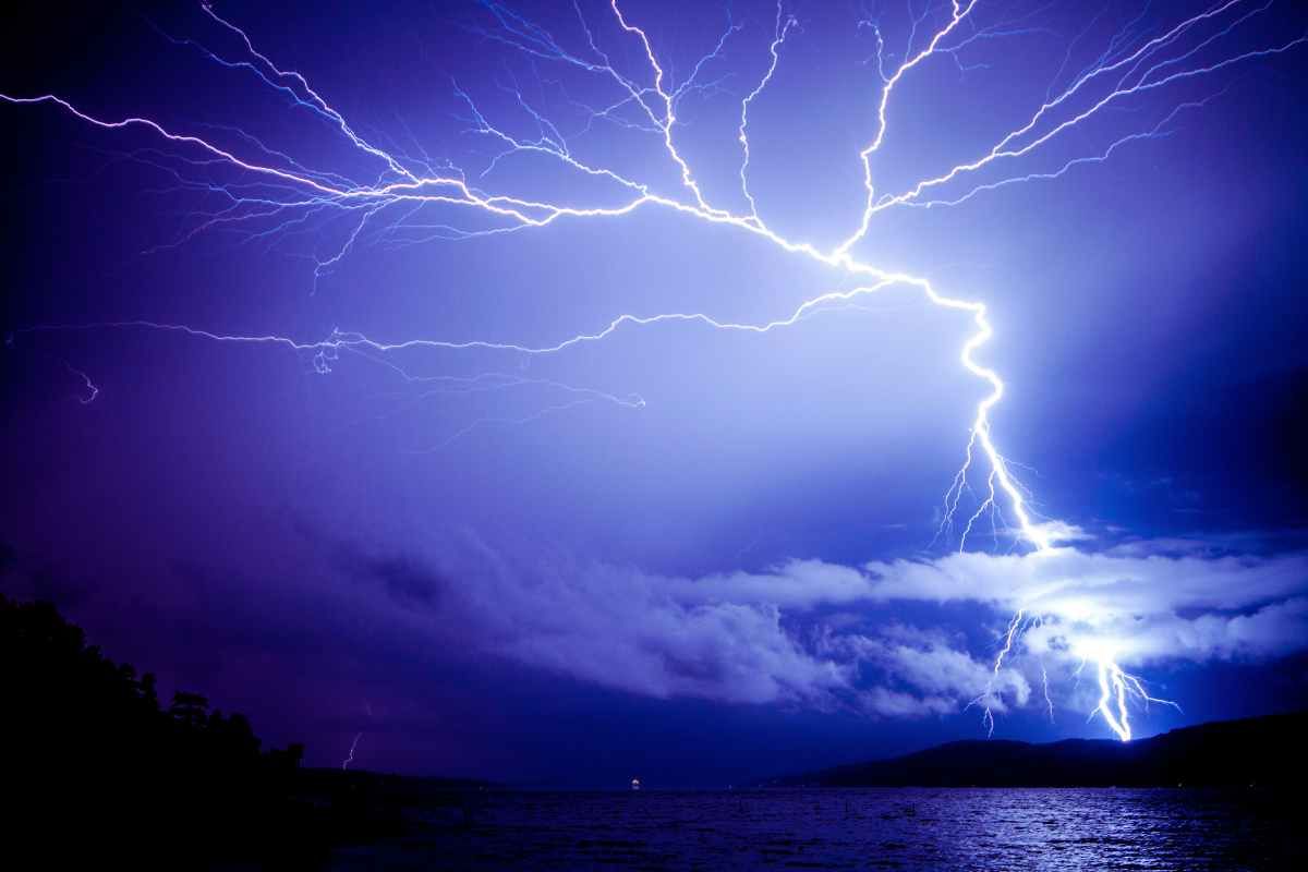 rischi di rimanere folgorati durante un temporale 