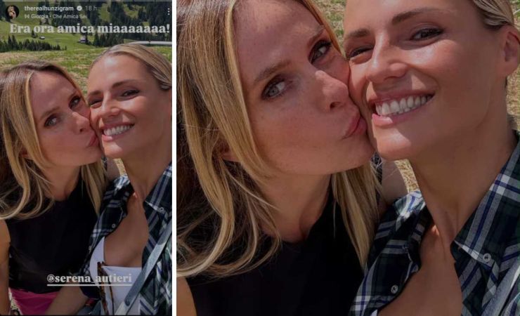 Michelle Hunziker e Serena Autieri di nuovo insieme