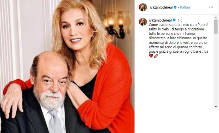 Iva Zanicchi manda un messaggio ai fan