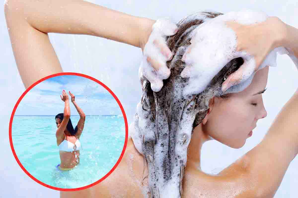 Shampoo ogni volta che si va al mare?