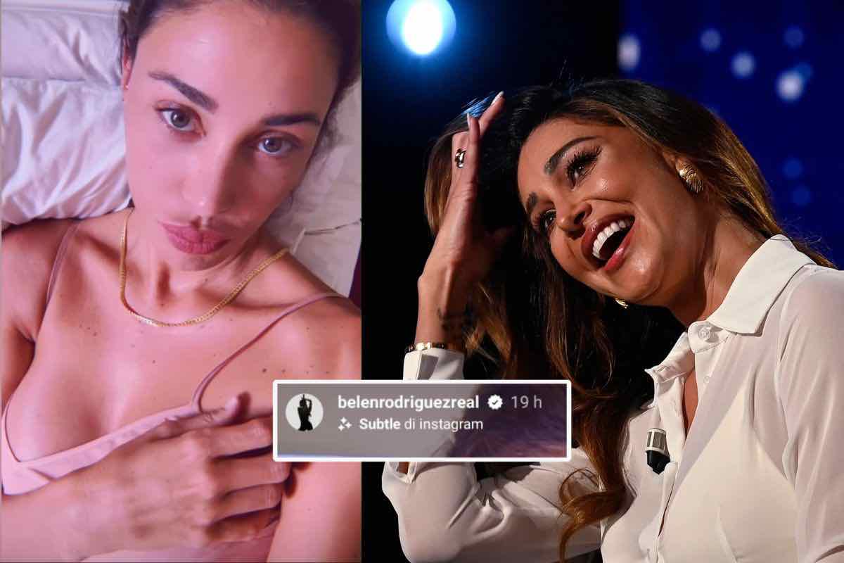 Belen Rodriguez foto social bollente boom di likes  