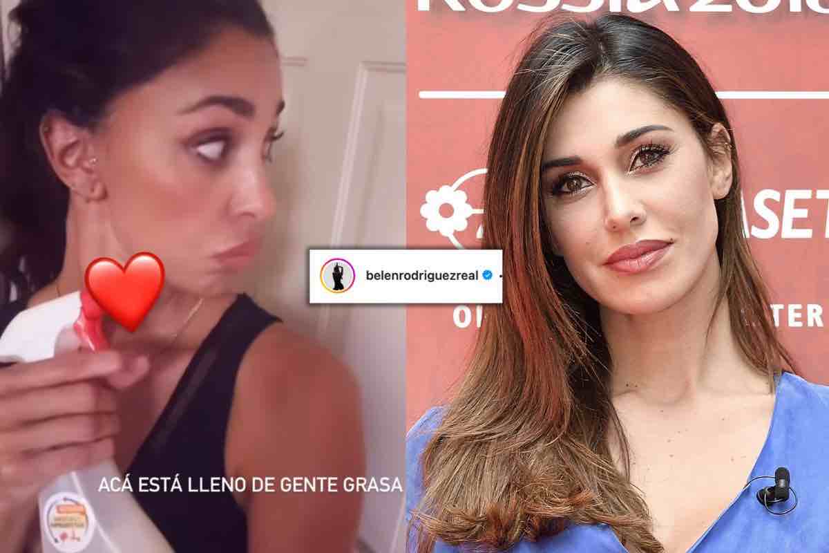 Belen Rodriguez frecciatina social nuove polemiche 