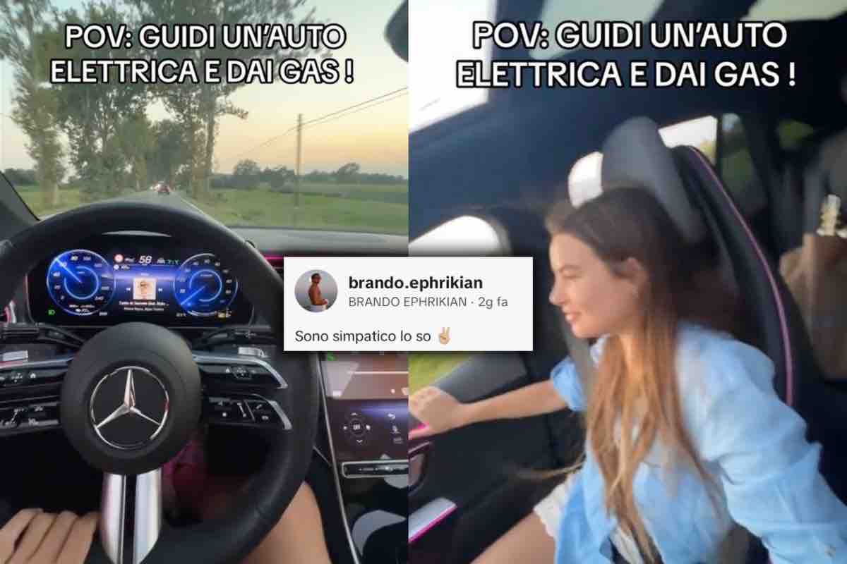 Brando Ephrikian la sua nuova auto elettrica 