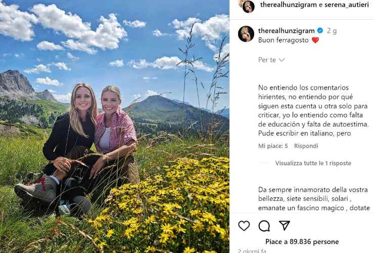 michelle hunziker e serena autieri in vacanza insieme