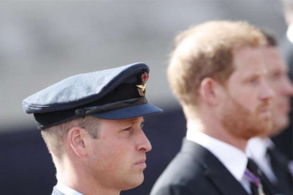 Momento straziante per William e Harry