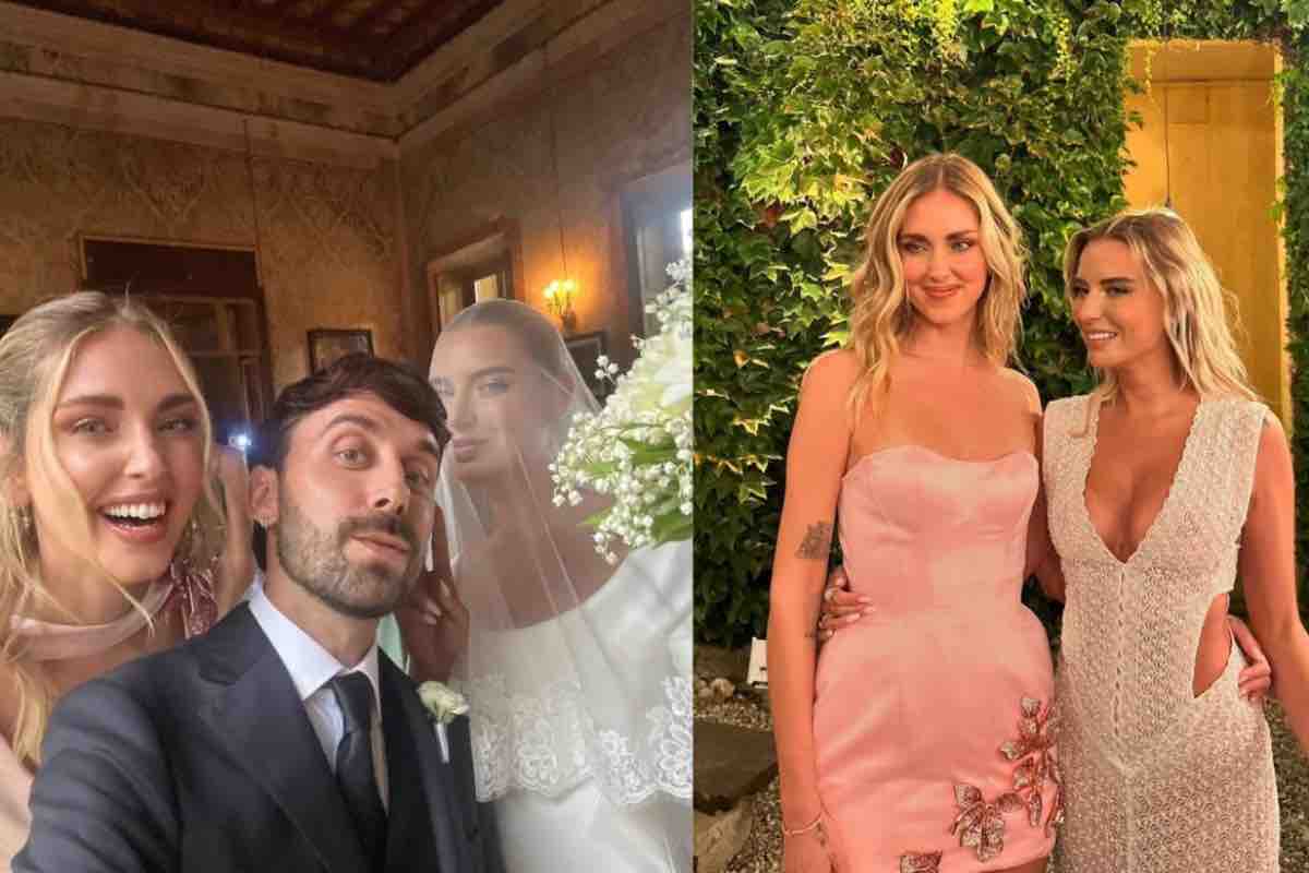 Chiara Ferragni al matrimonio di Veronica Ferraro 