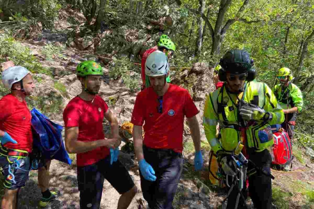 Malore cacciatore: l'intervento del soccorso alpino