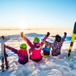 sci famiglia neve