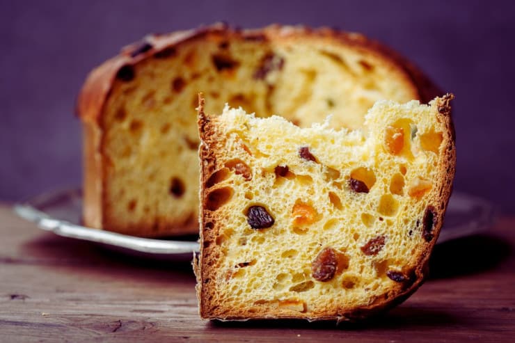 panettone fetta