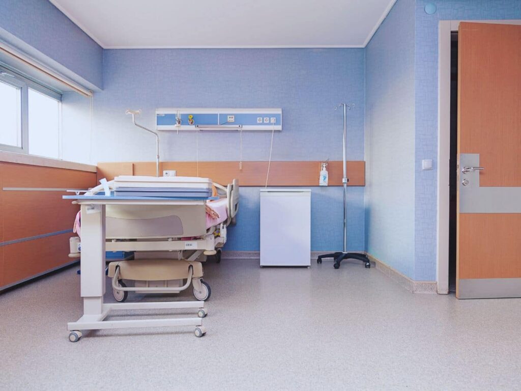 ospedale stanza