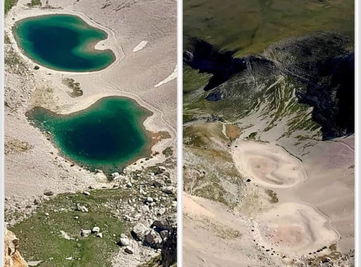 lago di pilato confronto 2023 2024