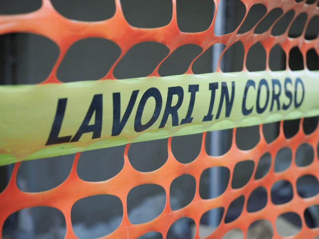 lavori in corso cantiere