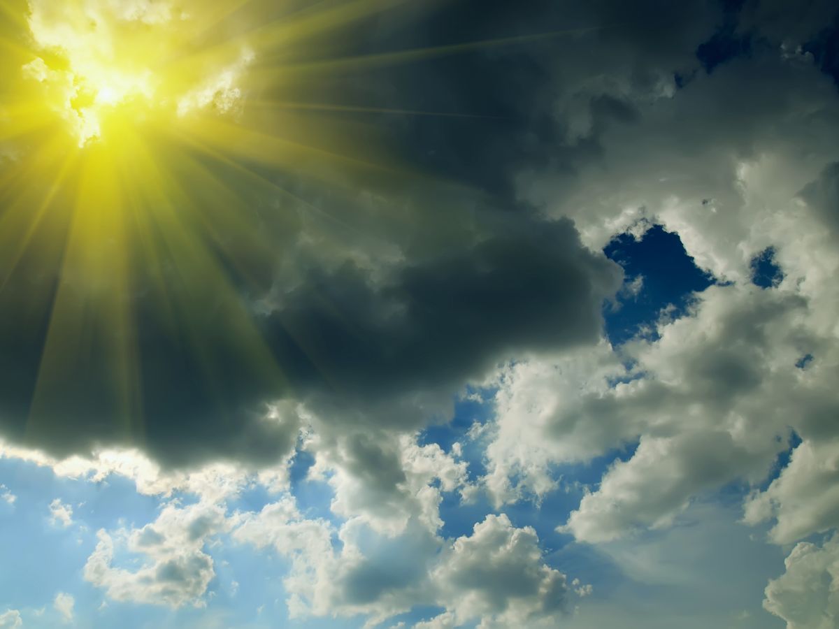 sole nuvole cambio tempo