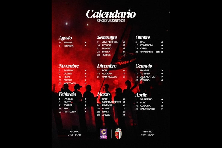 calendario partite ascoli