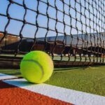 campo tennis rete pallina