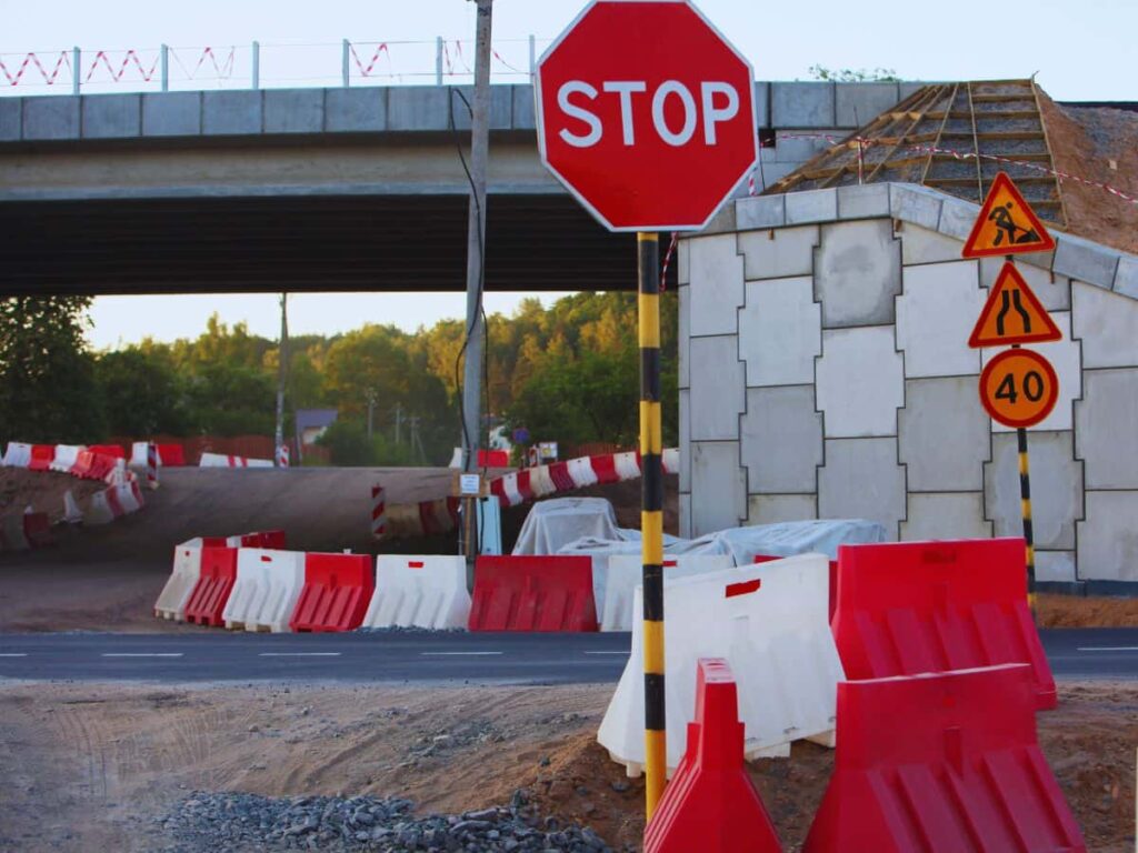 cantiere strada lavori