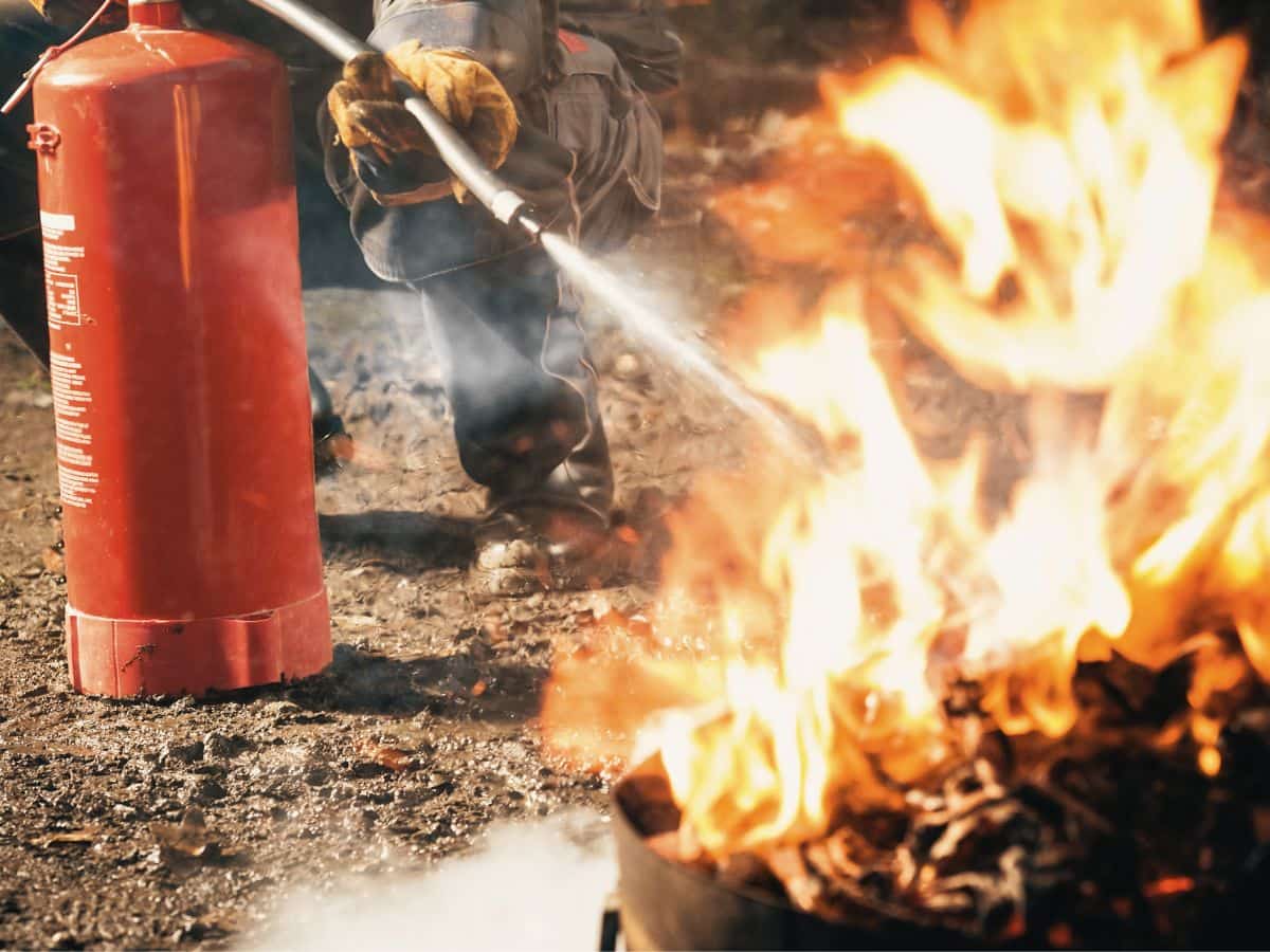 incendio estintore