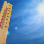 meteo sole caldo termometro