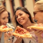 pizza fetta ragazze
