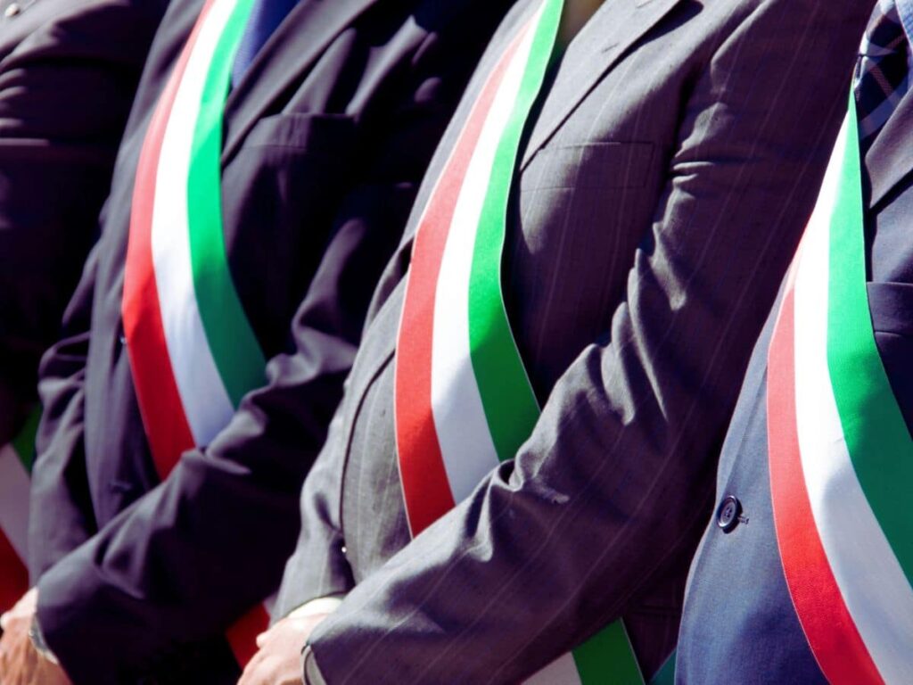 sindaci fascia tricolore