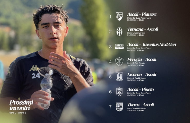 ascoli calcio prime partite campionato